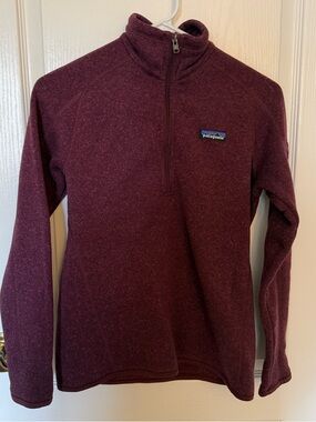 Patagonia Women's Quarter-Zip Pullover - Plum